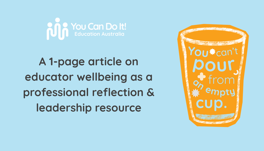 Article: You can't pour from an Empty Cup