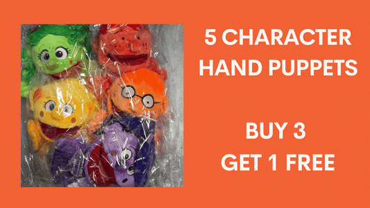 Hand Puppets – Buy 3 Get 1 Free