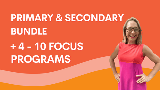 Primary & Secondary Classroom Bundle + 4-10 Focus Programs
