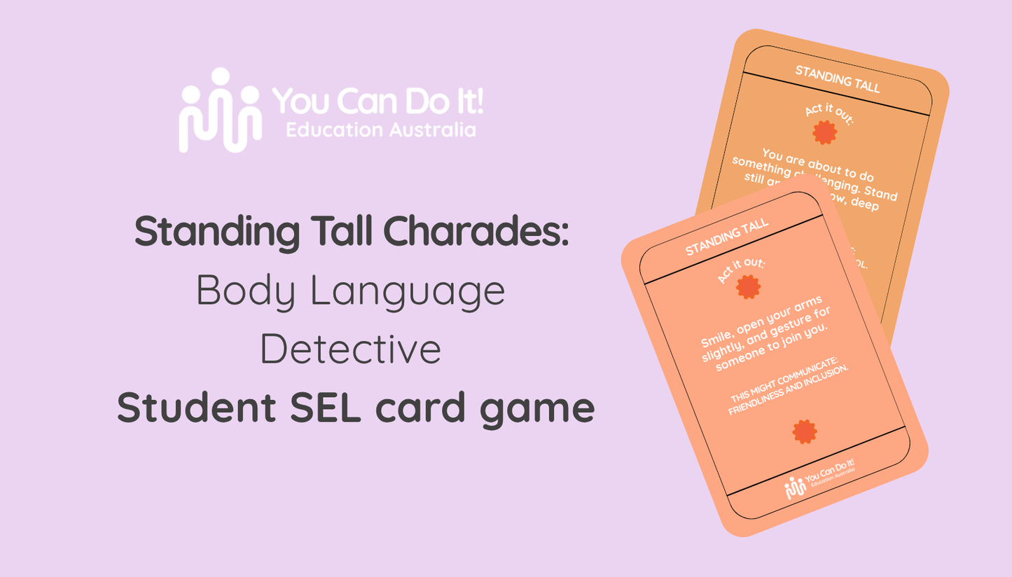 Standing Tall: SEL Charades Card Game
