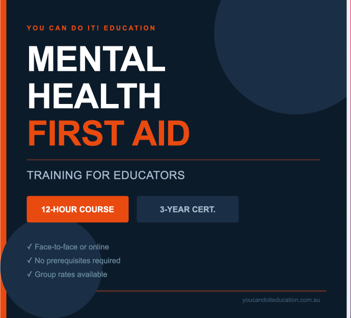 Mental Health First Aid Training for Educators and Parents